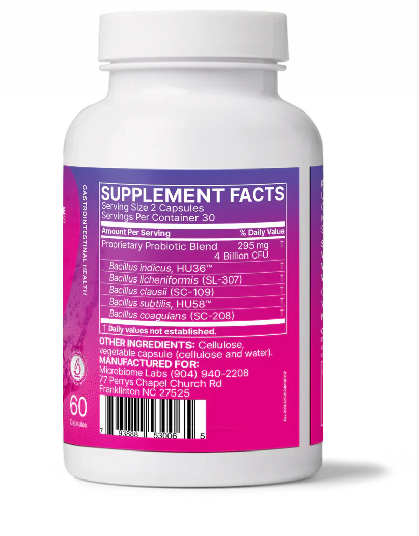 MegaSporeBiotic Probiotics for Women & Men.